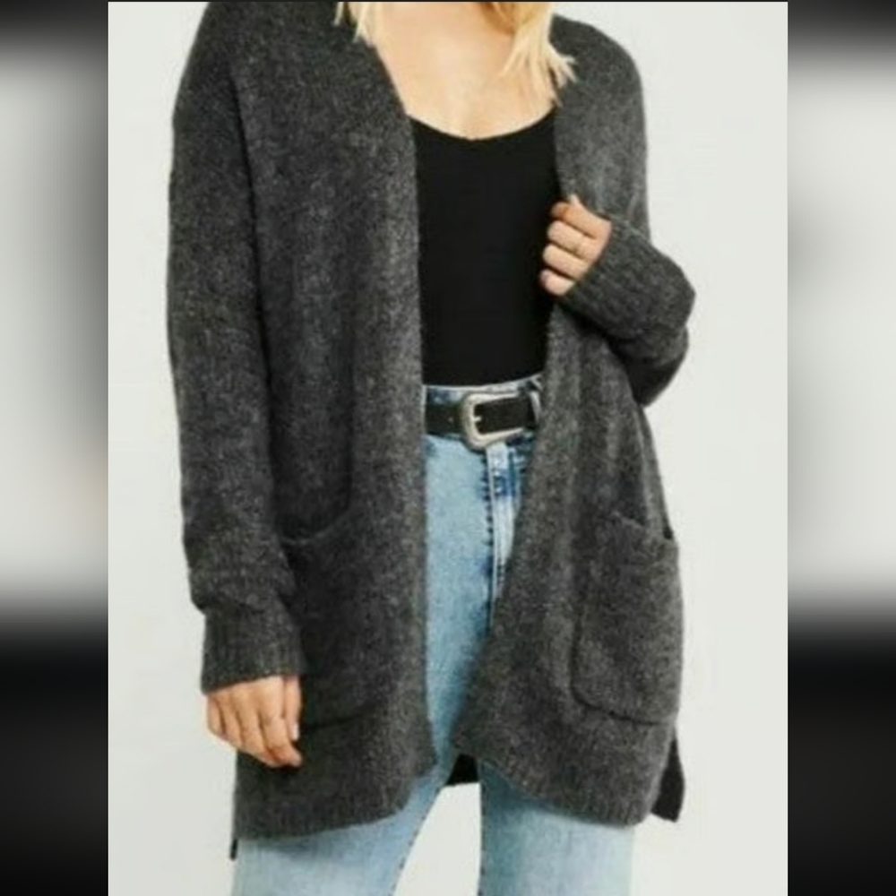 Abercrombie & Fitch Vintage  Dark Gray Cardigan